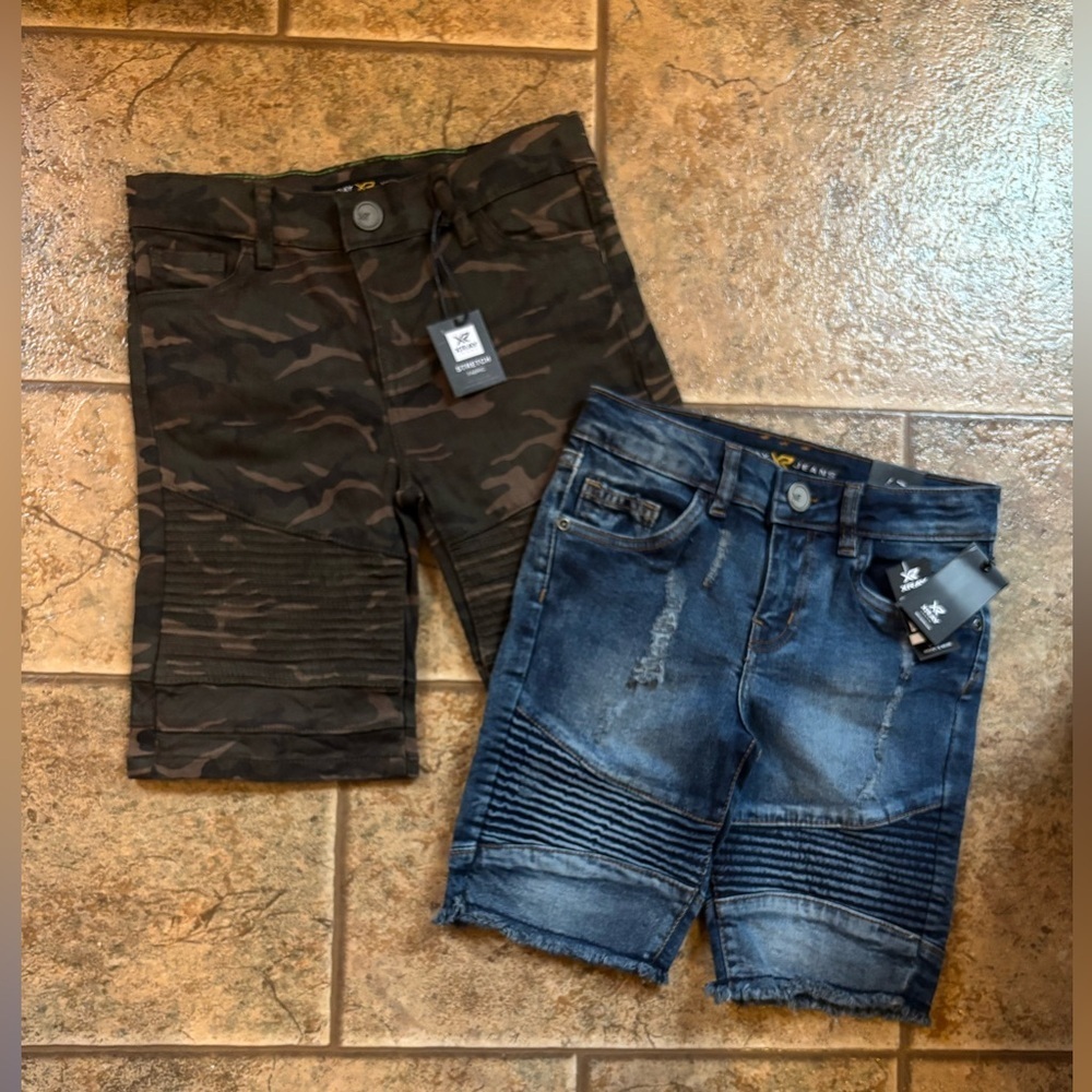 NWT *Bundle of 2 pairs* boys XRAY Moto shorts sz 5